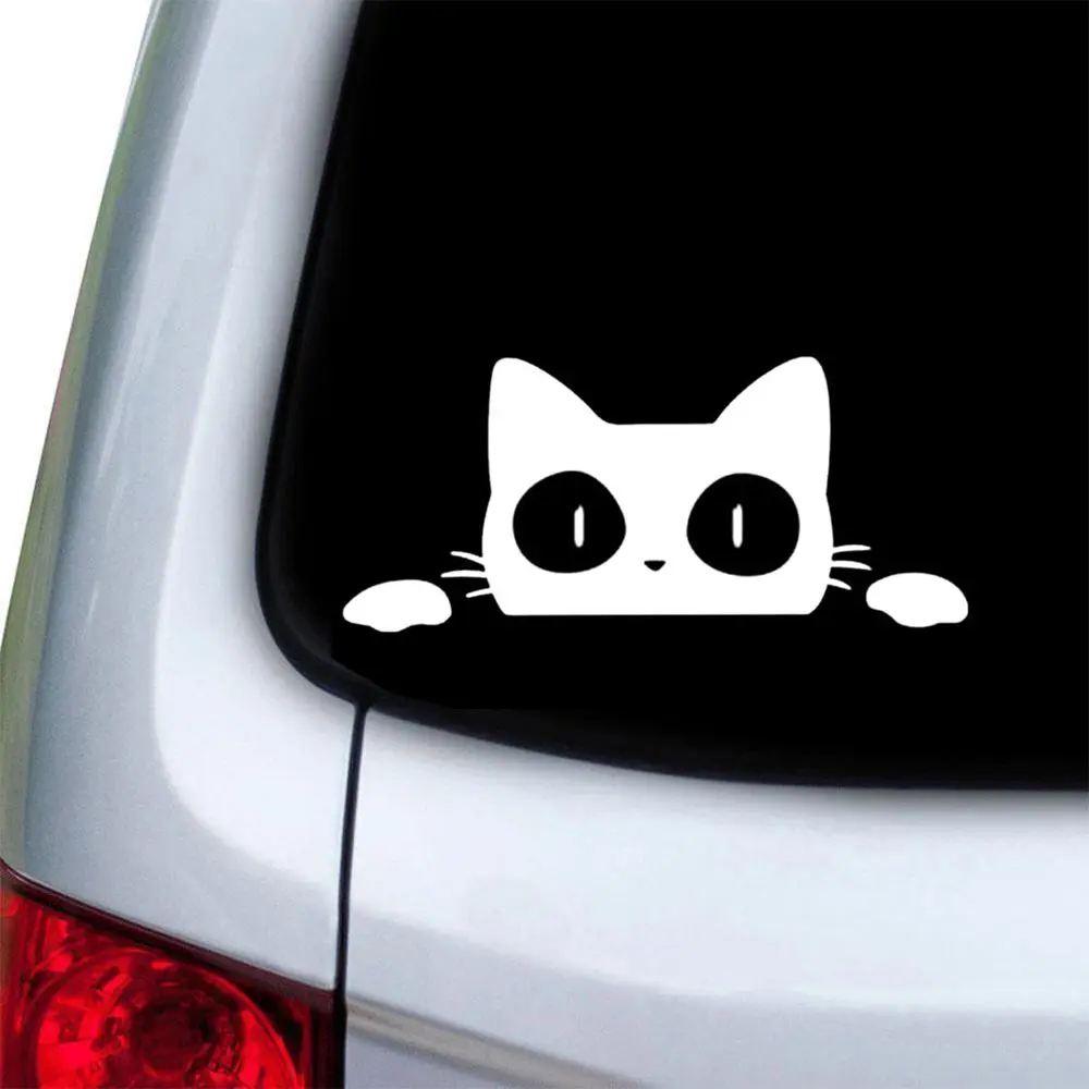 

New Personality Car Sticker 1 Pcs Universal Surprise Cat Peeking Car Styling PVC 14cm X 6cm