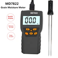 md7822 digital grain moisture meter lcd display humidity tester contains wheat corn rice test hygrometer damp detector 30 off