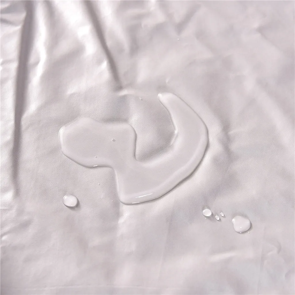 New Solid Color Waterproof Bed Trampoline Cover Mattress Anti-skid Protective Cover Home& Garden Wholesale& Drop Shipping