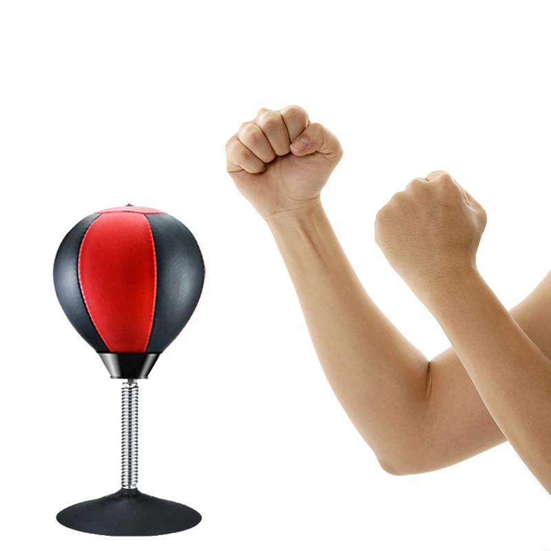 

Новинка, полиуретановый Настольный боксерский мяч для офиса, снятие стресса, бойцовская скорость, тренировочный удар, мяч для тренировки ре...