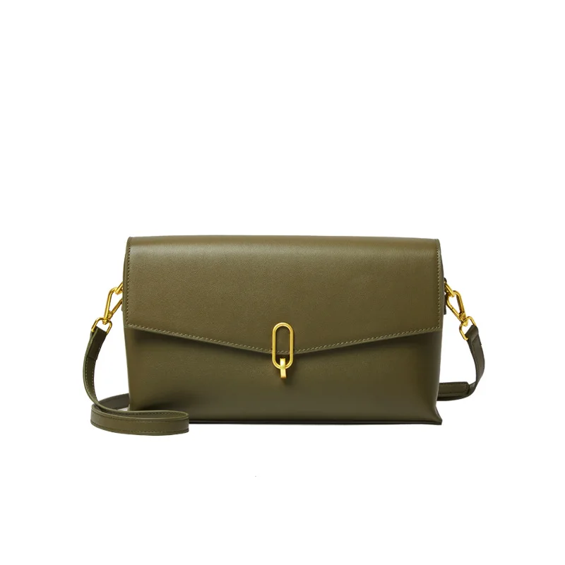 

Genuine Leather Shoulder Bags Luxury Designer Vintage Crossbody Bag for Ladies Soft Cover Female Messenger Bag