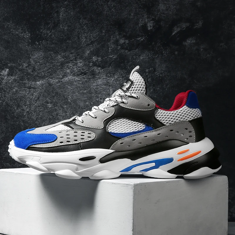 

Новинка 2021, трендовые мужские кроссовки, дышащая женская обувь на платформе для занятий спортом на свежем воздухе, обувь для бега, большие р...