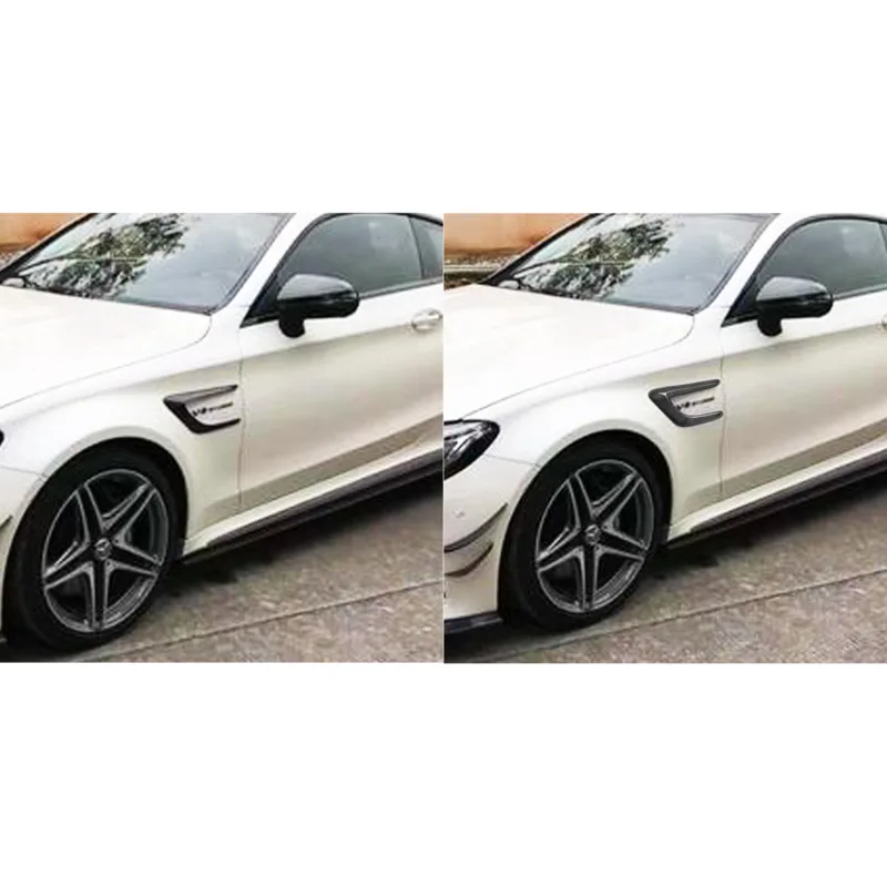 

Fit For Mercedes-Benz C W205 C205 C43 C63 AMG Coupe 2 puertas 2015-2019 carbon fiber door air intake small surround