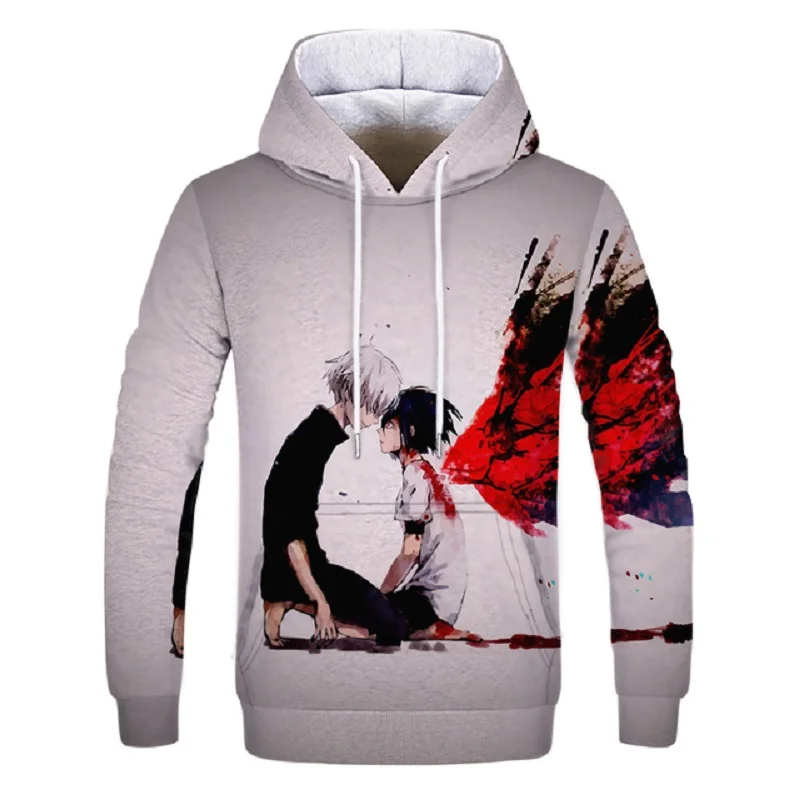 

Tokyo Ghoul Hoodie Men and Women Design Anime 3D Printing Hoodie Boys Girls Jackets Fall/Winter Oversized Tops
