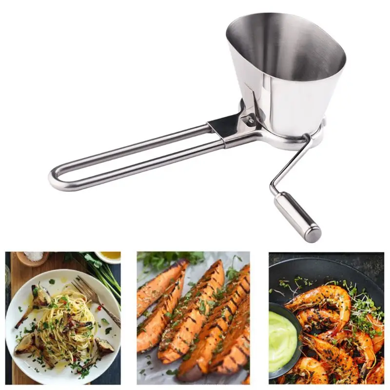 

Hand-operated Stainless Steel Parsley Shredder Vegetable Cutter Manual Grinder