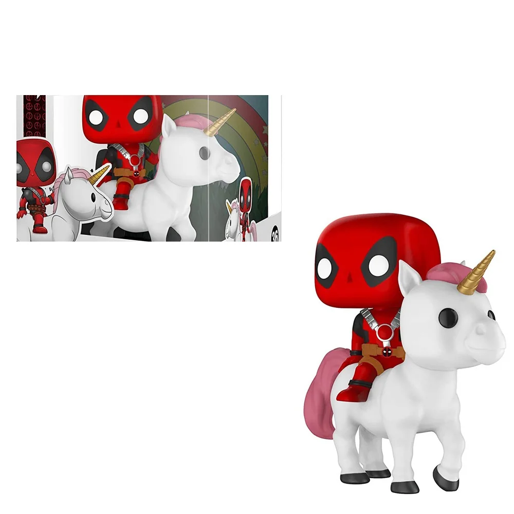 Экшн-фигурки Марвел Дэдпул на Единороге клоун ПВХ коллекционные игрушки для