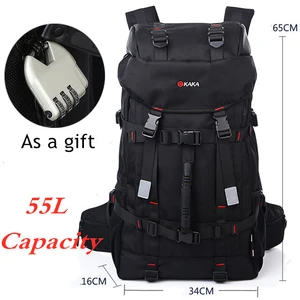 Рюкзак из ткани Оксфорд, водонепроницаемый, большой емкости, для мужчин и женщин, для кемпинга, путешествий, альпинизма