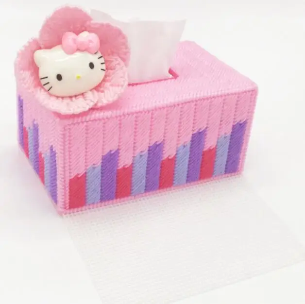 19x12x9 см коробка для хранения салфеток в кошачьей коробке Набор вышивки набор