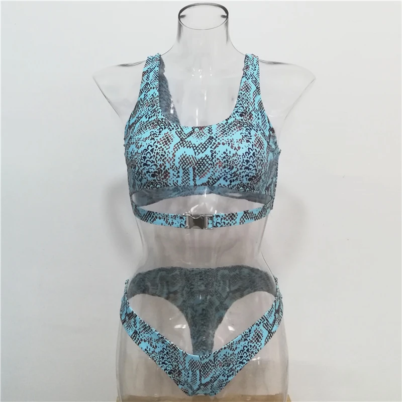 Женский купальник Evage pitaya бикини с высокой пряжкой Бандажное Тропическое 2019 |