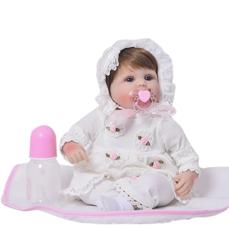 Кукла реборн Мягкая силиконовая 18 дюймов 42 см|doll reborn|reborn baby dollsilicone reborn dolls |
