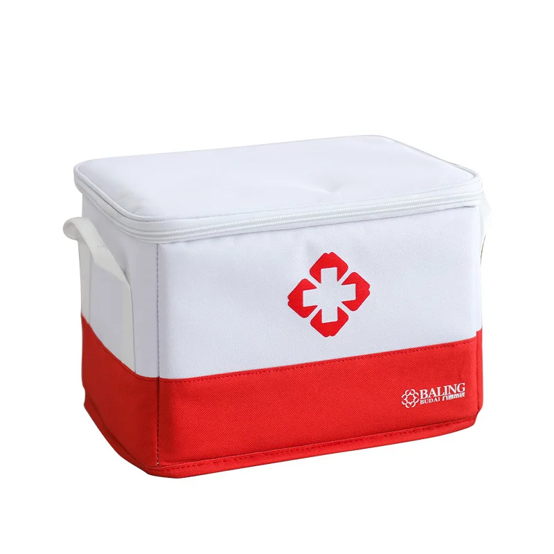 

Foldable Medicine Box Home Storage Large Capacity First Aid Kits Family Multi-Functional Layered Medical Outdoor Security