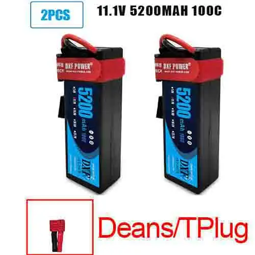 DXF 2 шт батарея lipo 2S 3S 7000mah 3500mah 11,1 V 5200mah Hardcase 100C 200C 11,1 V 2700mah 30C для дрона вертолета 1/8 RC автомобиля - Цвет: 2PCS5200SOFTDEANS