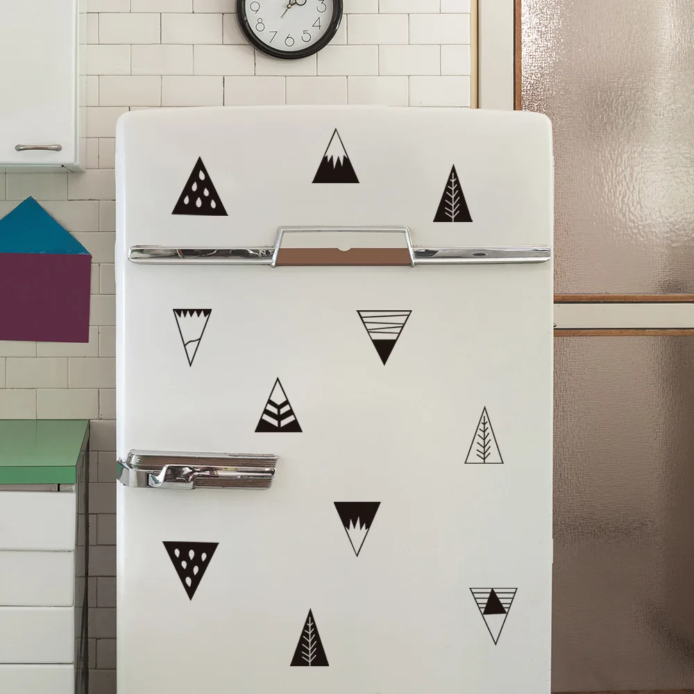 24 шт./компл. скандинавские Мультяшные геометрические наклейки на стену для детей