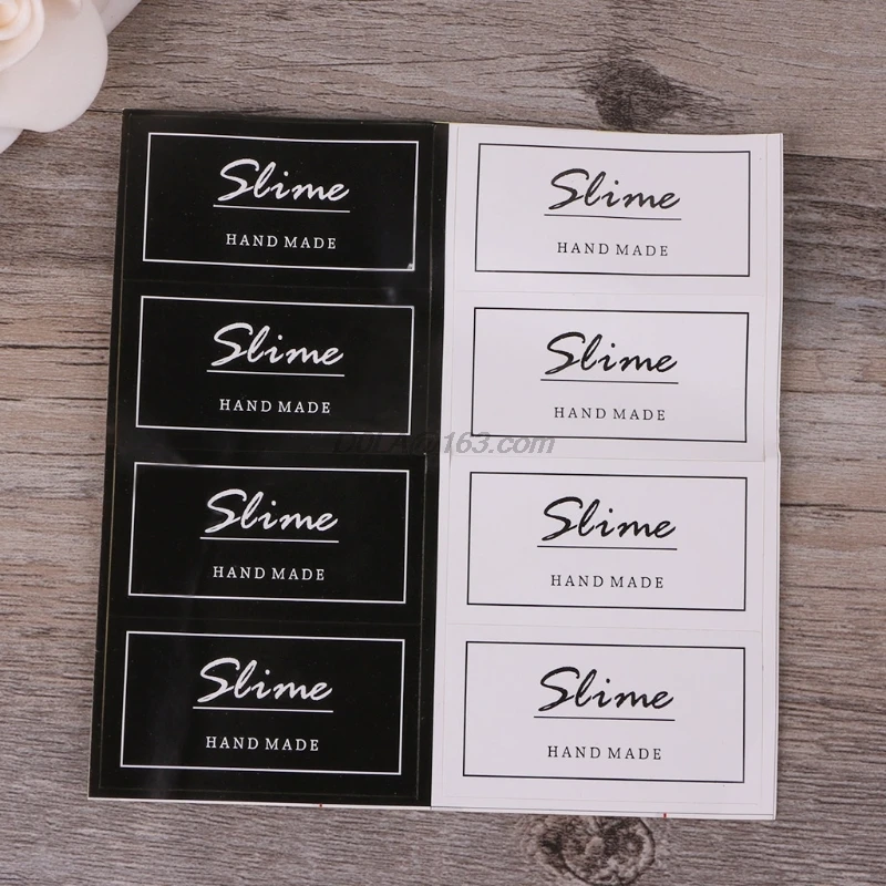 OOTDTY Лидер продаж новинка слизь контейнеры наклейка коробка для хранения