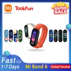 Фитнес-браслет Xiaomi Mi Band 6, Водонепроницаемый Фитнес-браслет с AMOLED экраном 1,56 дюйма, измерением пульса и уровня кислорода в крови