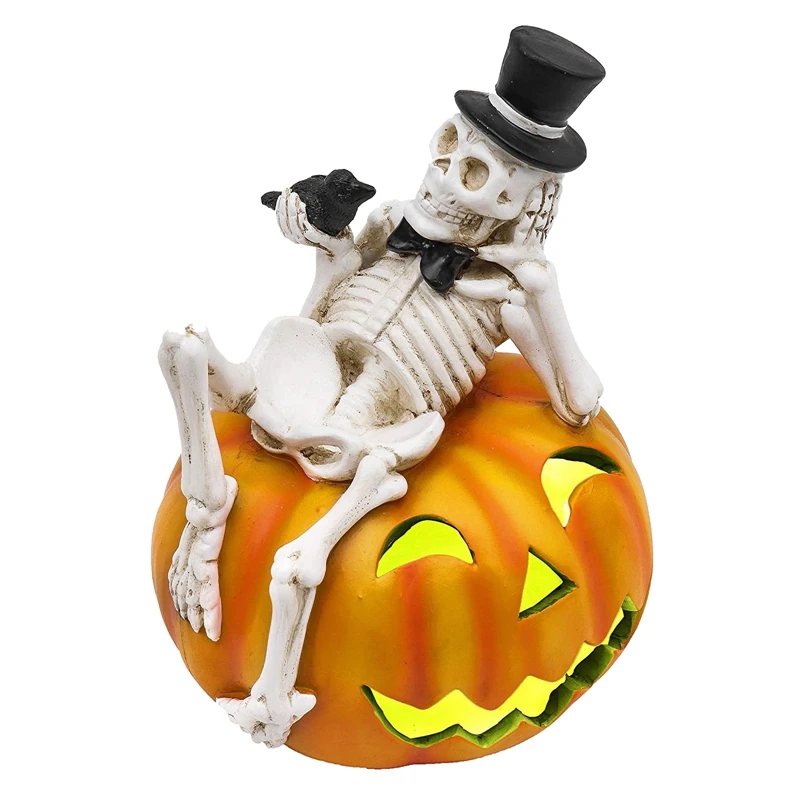 

Светодиодный разноцветный ночник на Хэллоуин, фонарь в виде тыквы, «сделай сам», подвесная страшная Свеча на Хэллоуин, декоративный реквизи...