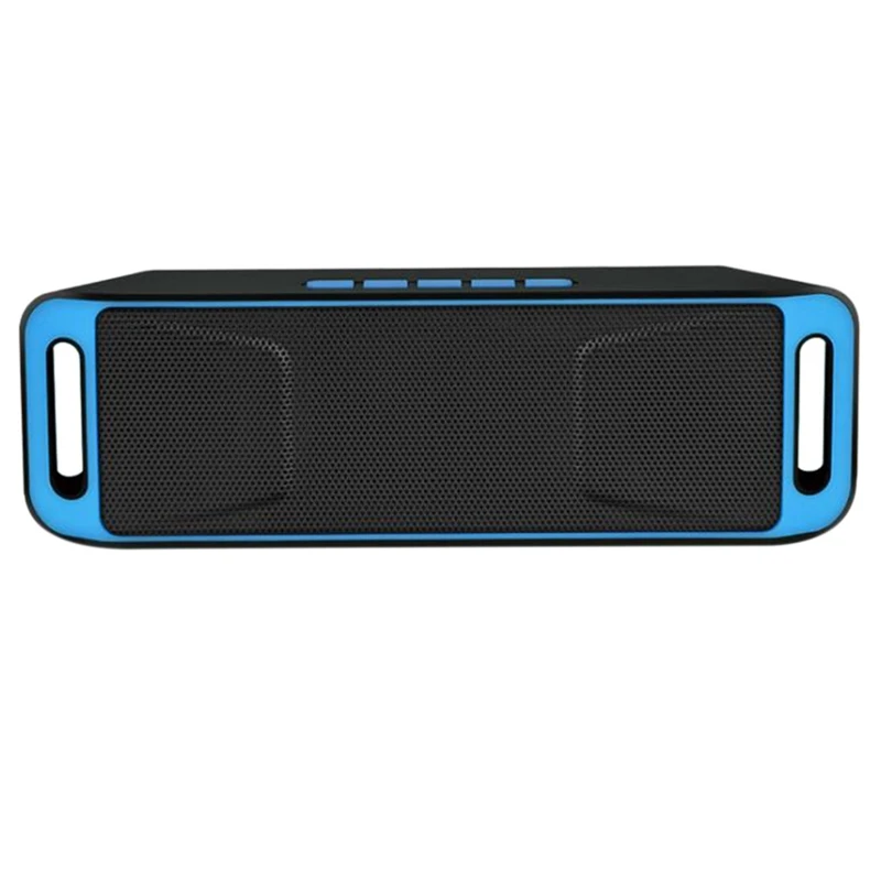 Портативный беспроводной Bluetooth динамик TF USB FM радио встроенный микрофон двойной