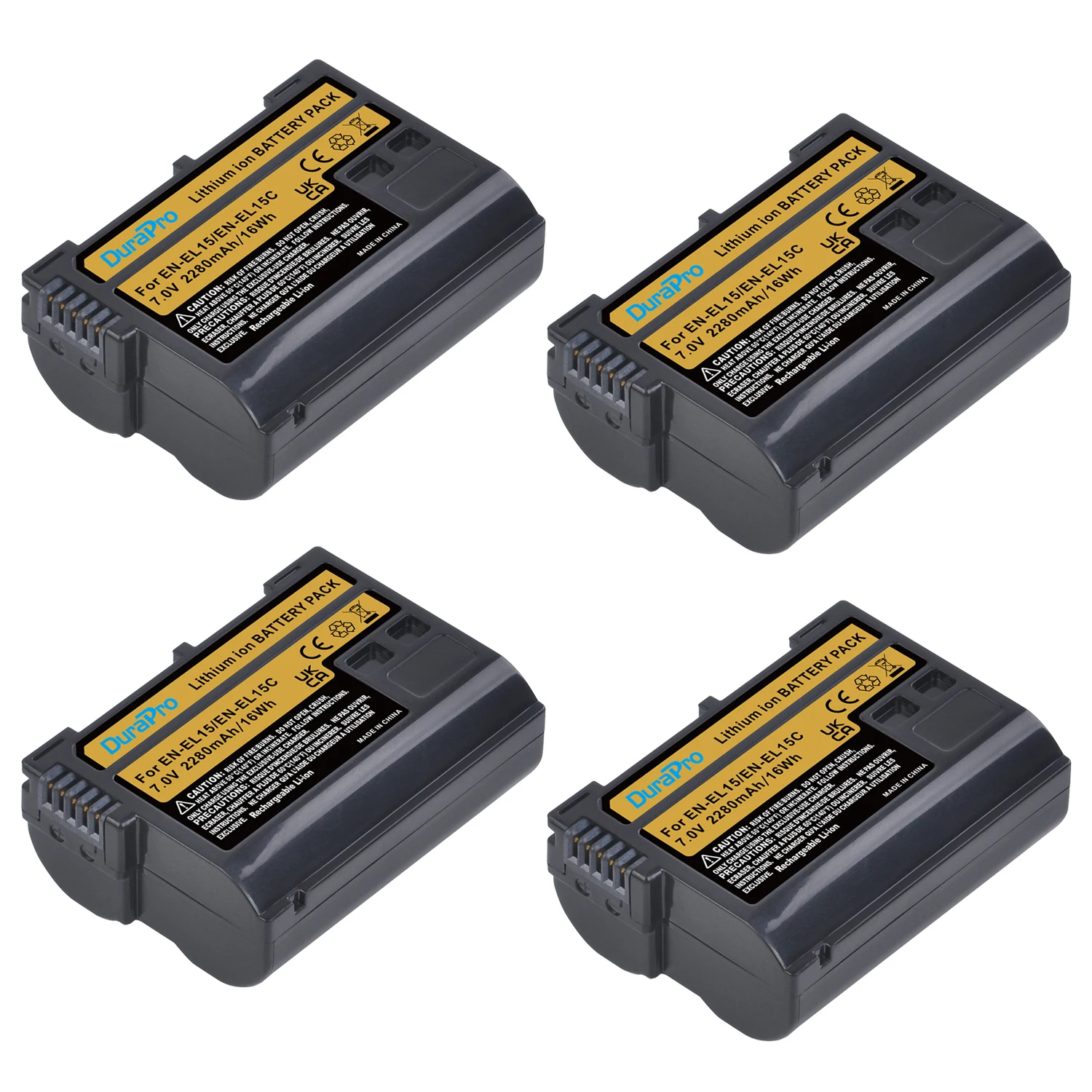 2280mAh EN-EL15C Bateria EN-EL15 EN EL15 EL15C Аккумулятор для камеры Nikon Z5 Z6 Z6 II Z7 Z7II D600 D610 D600E D800 D800E D810