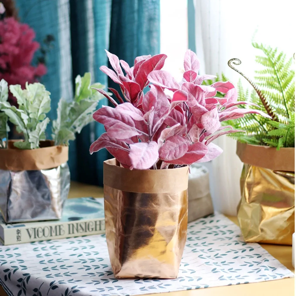 Шикарная косметическая сумка для хранения Скандинавская моющаяся крафт-бумага