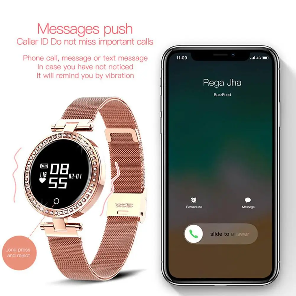 TWISTER.CK Смарт-часы X10 женские IP68 Водонепроницаемые женские Bluetooth фитнес-браслет шагомер сердечный ритм умные часы