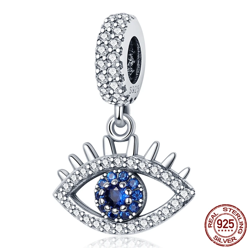 

Hot New Products 2021Arrival 100% Real 925 Sterling Silver Magic Eye Zircon Beaded Beads Fit Original 3mm Bracelet DIY Jewelry