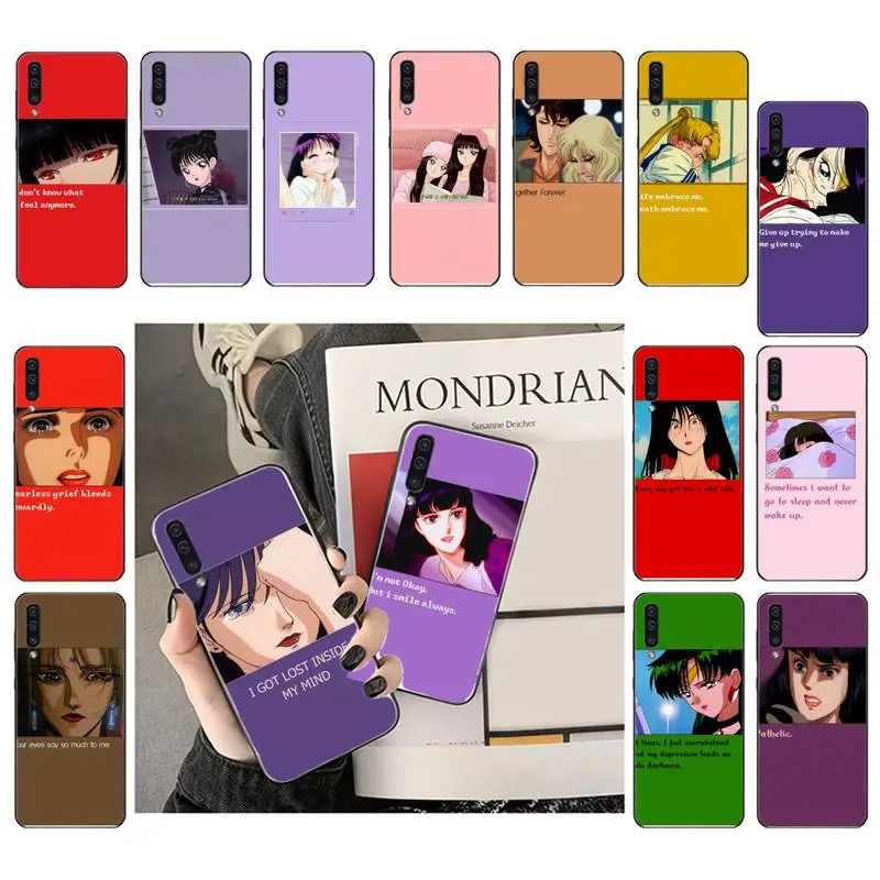 Yinuoda прекрасное искусство в эстетике аниме девушка Мягкий чехол для телефона Samsung