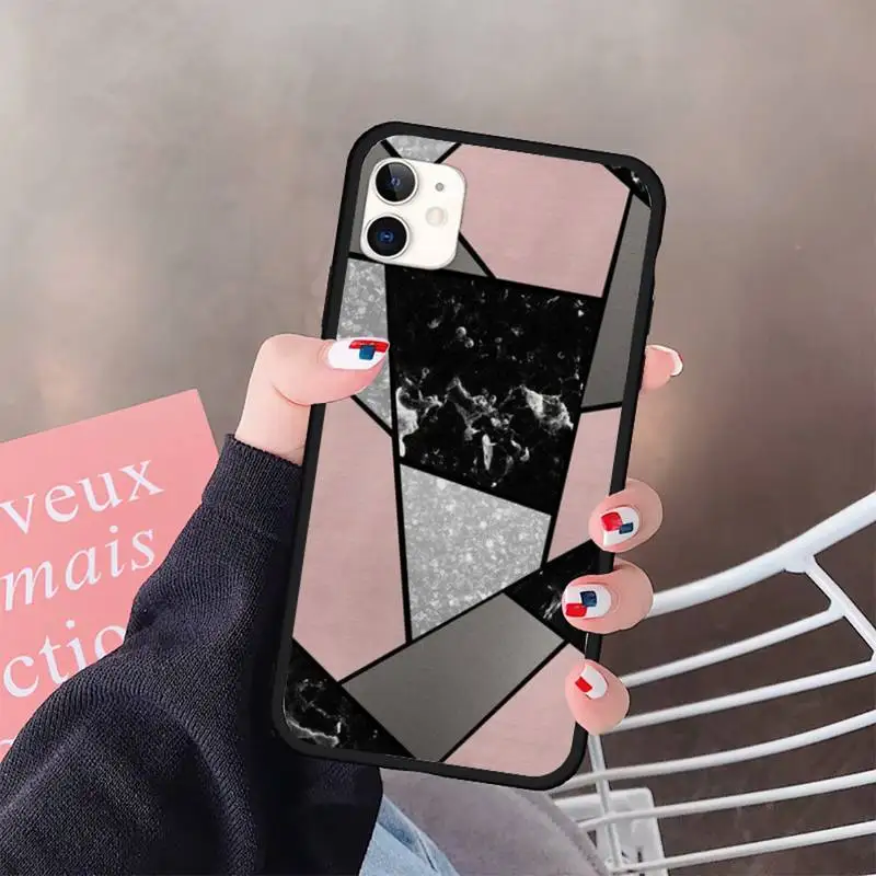 

Matte Marble golden giltter pattern Phone Case for iPhone 11 12 pro XS MAX 8 7 6 6S Plus X 5S SE 2020 XR mini luxury shell cover