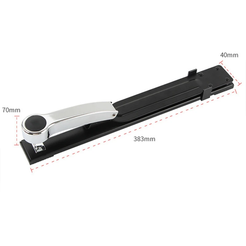 

HUI SHENG Long Arm Stapler Metal Special Sewing Machine Staple Lengthening Stapler Paper Stapling Office Stapler Bookbinding