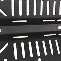 Scuba Diving Carbon Fiber Backplate Fit Donut 30Lbs Wing with Hole Center Dimension 28mm 11Inch