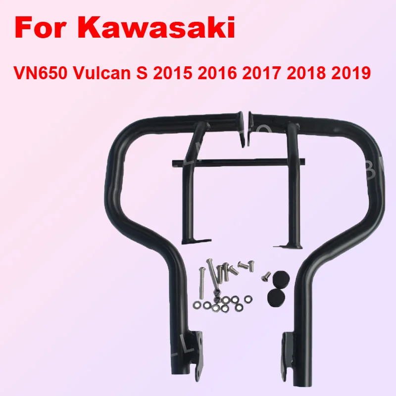

For Kawasaki VN650 Vulcan S 2015 2016 2017 2018 2019 Black Motorcycle Engine Guard Crash Bar Frame Protector