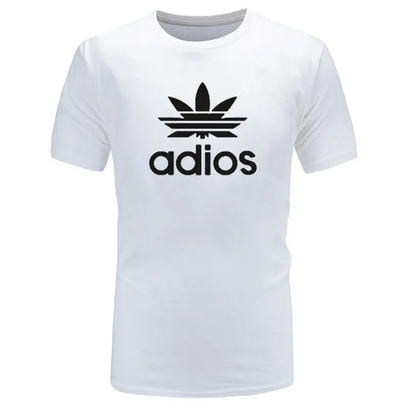 Летняя новая мужская футболка с коротким рукавом Повседневная Хлопковая модные