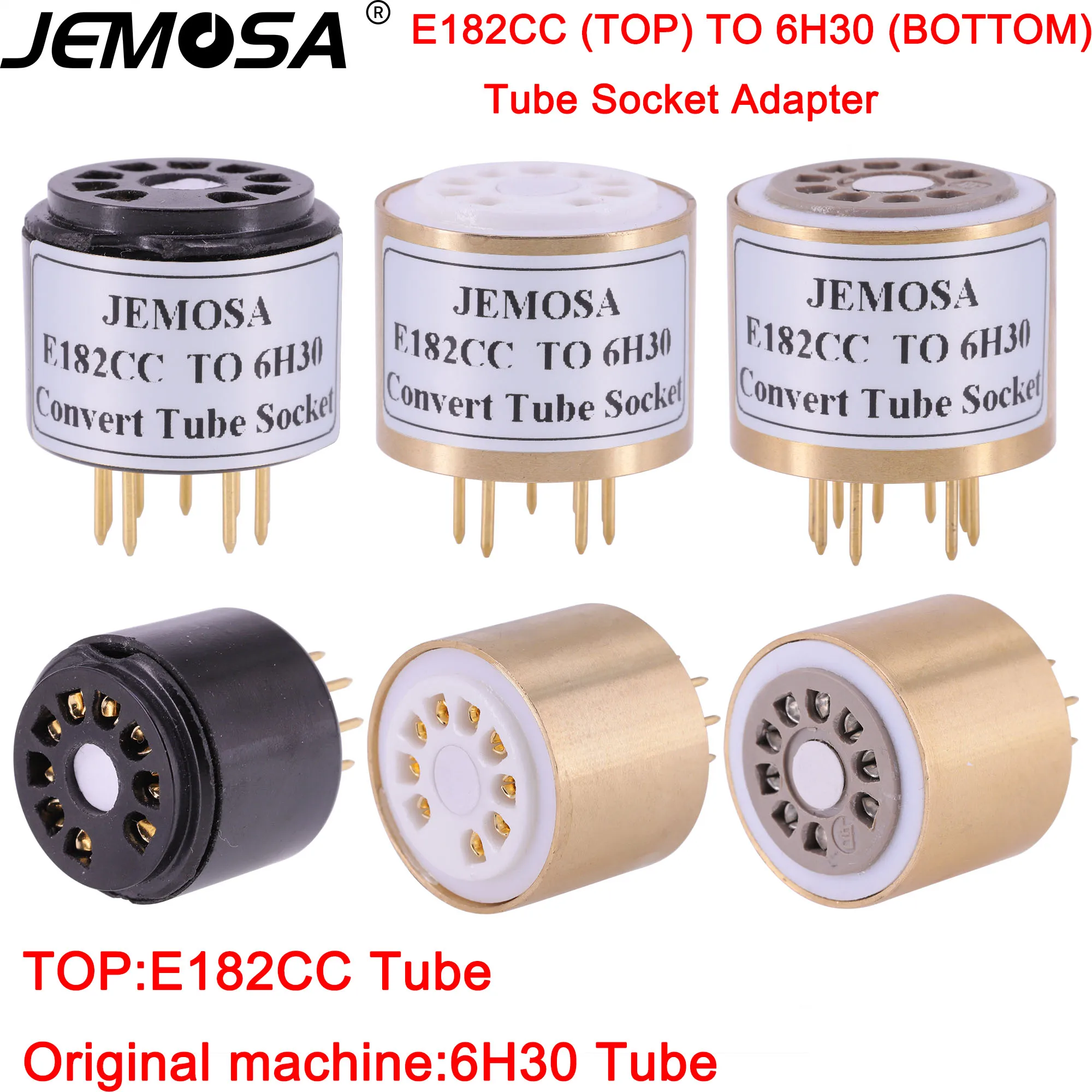 1 шт. E182CC 7119 5687 трубка (сверху) до 6H30 6N6 (снизу) DIY аудио усилитель вакуумная