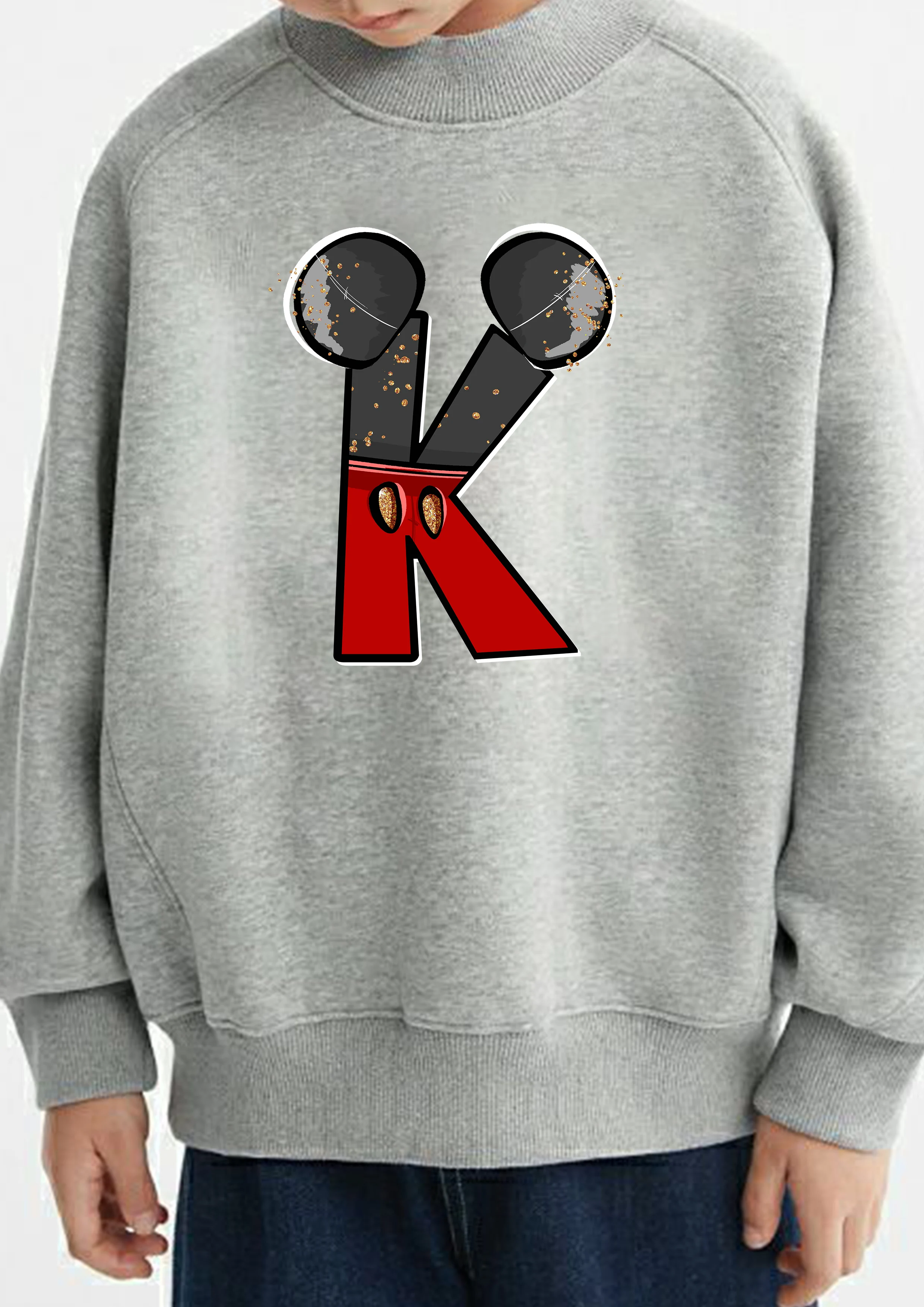 Мультяшные диснеевские 26 дюймов с английскими буквами Микки ушные узоры