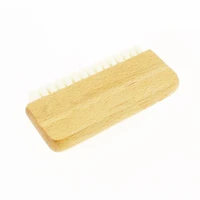 lp vinyl record cleaning brush anti static goat hair wood handle brush cleaner for cd player turntable tools kit d7wc