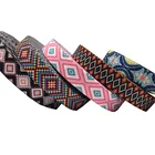 Ремень женский эластичный с геометрическим принтом, 15 мм, 10 ярдов, резинки для волос, резинки