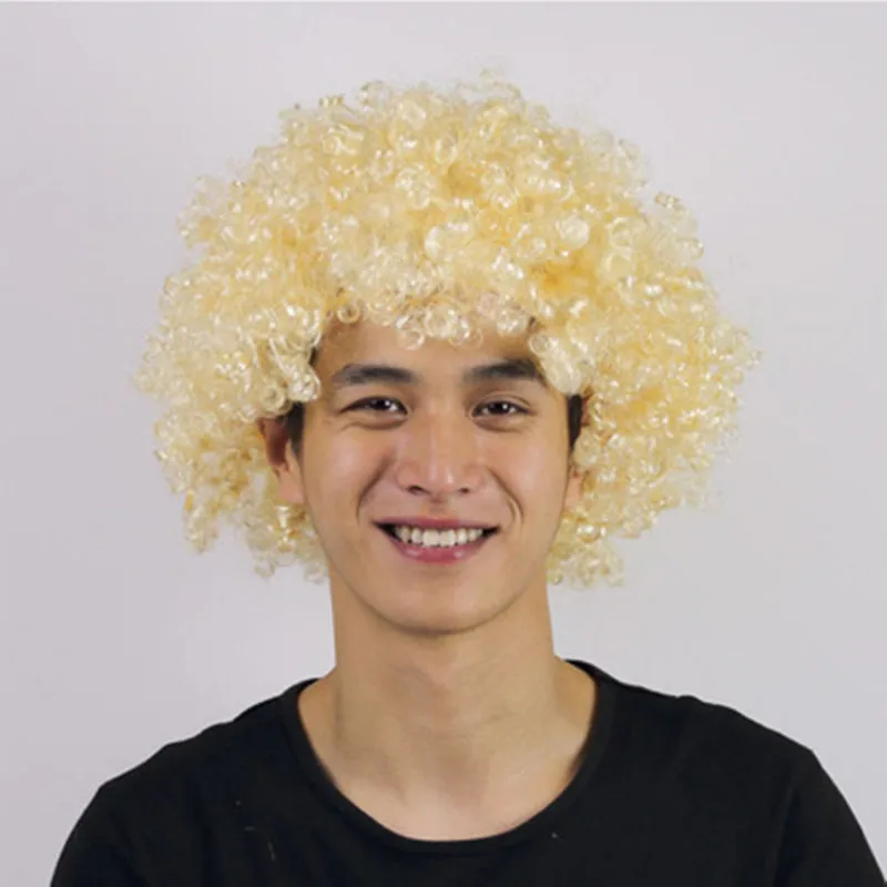 Парики на Хэллоуин со светодиодной подсветкой в виде взрыва светящиеся вьющиеся