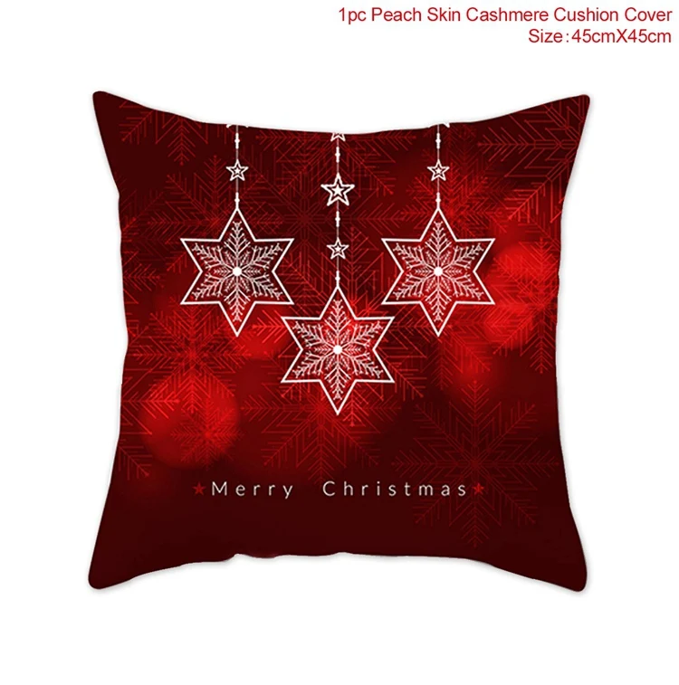 red style 18 QIFU Merry Christmas Наволочка украшения Рождественские украшения для дома Navidad Natal Noel новогодние подарки - Цвет: red style 18