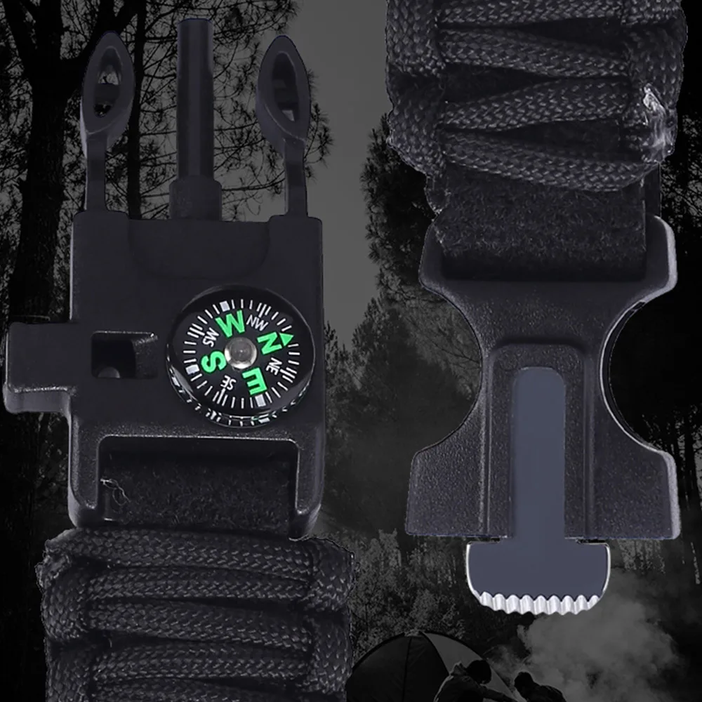 Мужские военные часы Addies с компасом/свистком/скребком/водонепроницаемые мужские
