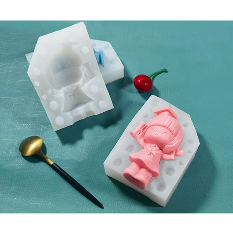 

594B Graduated Bachelor Epoxy Resin Mold Aromatherapy Candle Plaster Handmade Soap Silicone Mould DIY Crafts Ornaments Mold