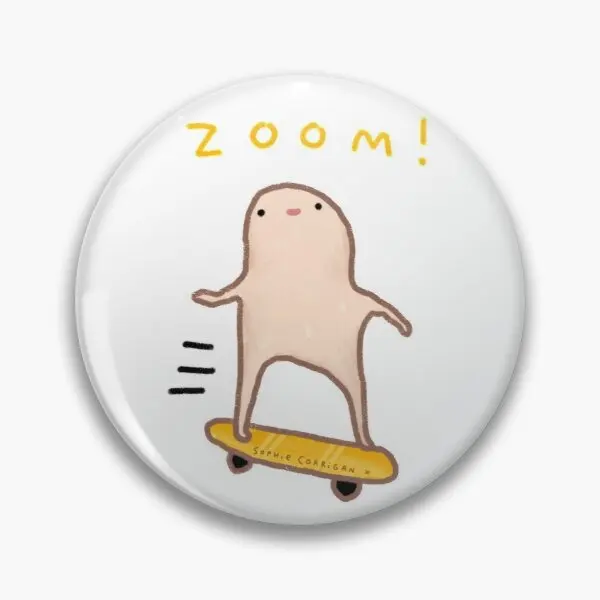 

Honest Blob Zoom Customizable Soft Button Pin Creative Hat Decor Brooch Badge Clothes Jewelry Lover Funny Cartoon Metal Cute
