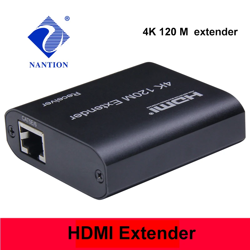 Удлинитель Hdmi совместимый с RJ45 4K HDMI удлинитель 120 м Hdmi-совместимый аудио комплект