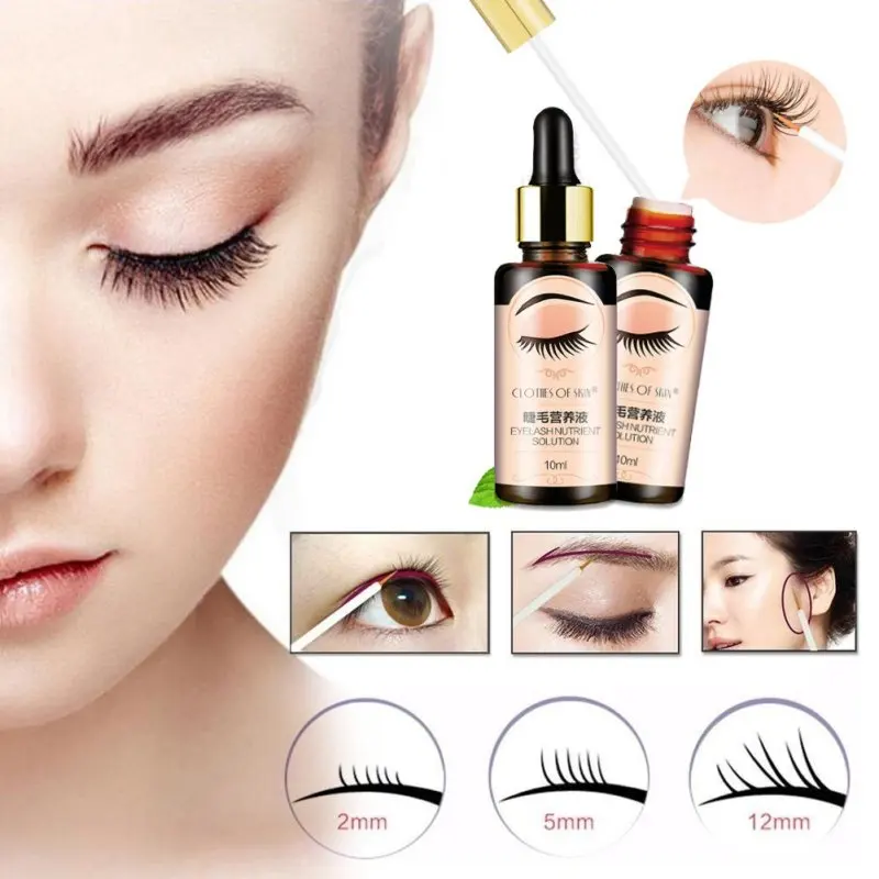 Женская новая жидкость для быстрого роста ресниц Эффективная Сыворотка в Азии