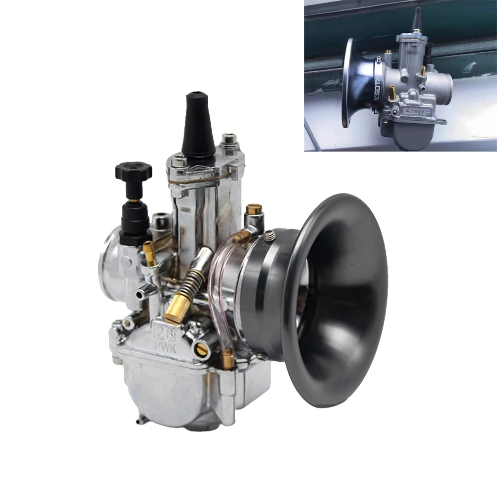 

ZSDTRP Motorcycle 50mm Air Filter Cup Carburetor Wind Cup Color Horn Cup For KEIHI PWK 21 24 26 28 30mm PE28 30mm Carburetor