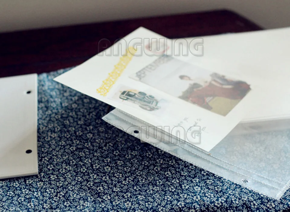 ANGWING 10 дюймов Свадебный фотоальбом Scarpbook картонные альбомы фото Детские Скрапбукинг альбом пустая Обложка дорожные Альбомы для фотографий