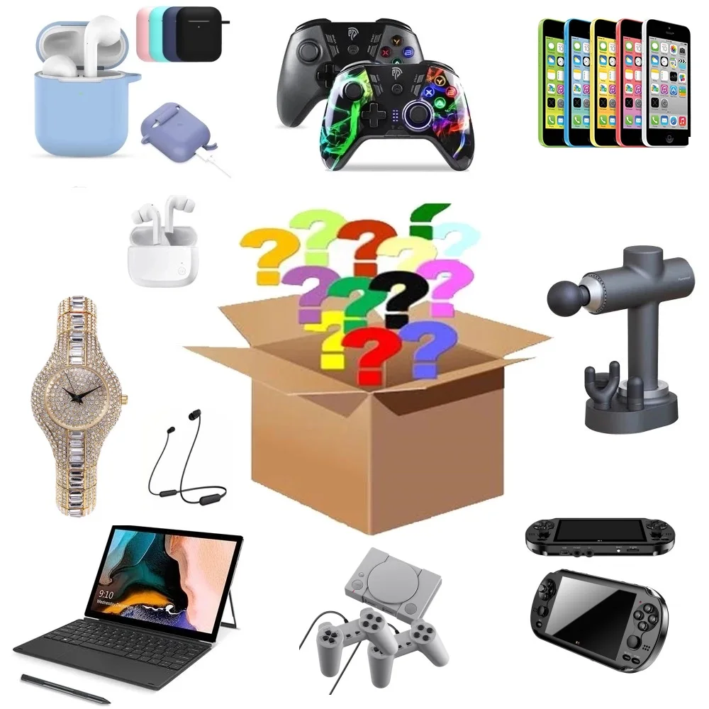 

Cameras, Drones, Gamepads, Earphone More Gift Digital Electronic Lucky Mystery Boxes There is A Chance to Open: Mobile Phone,