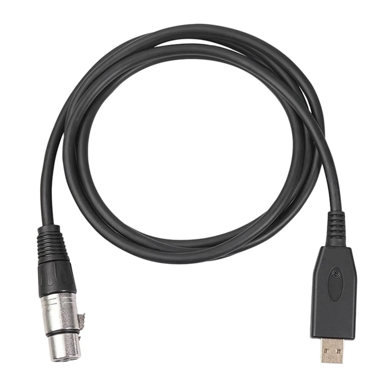 

USB-кабель для микрофона REXLIS, 6 футов, 3 штырьковых разъема USB «папа» в XLR «мама», кабель для студийной аудиосистемы, соединительные шнуры