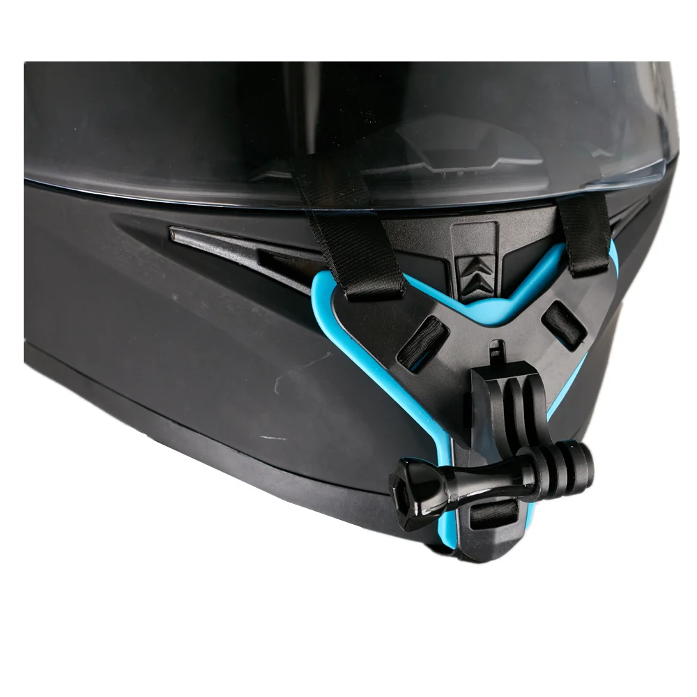 Подставка под подбородок для мотоциклетного шлема держатель GoPro Hero 9 8 7 6 5 4 3 Xiaomi Yi