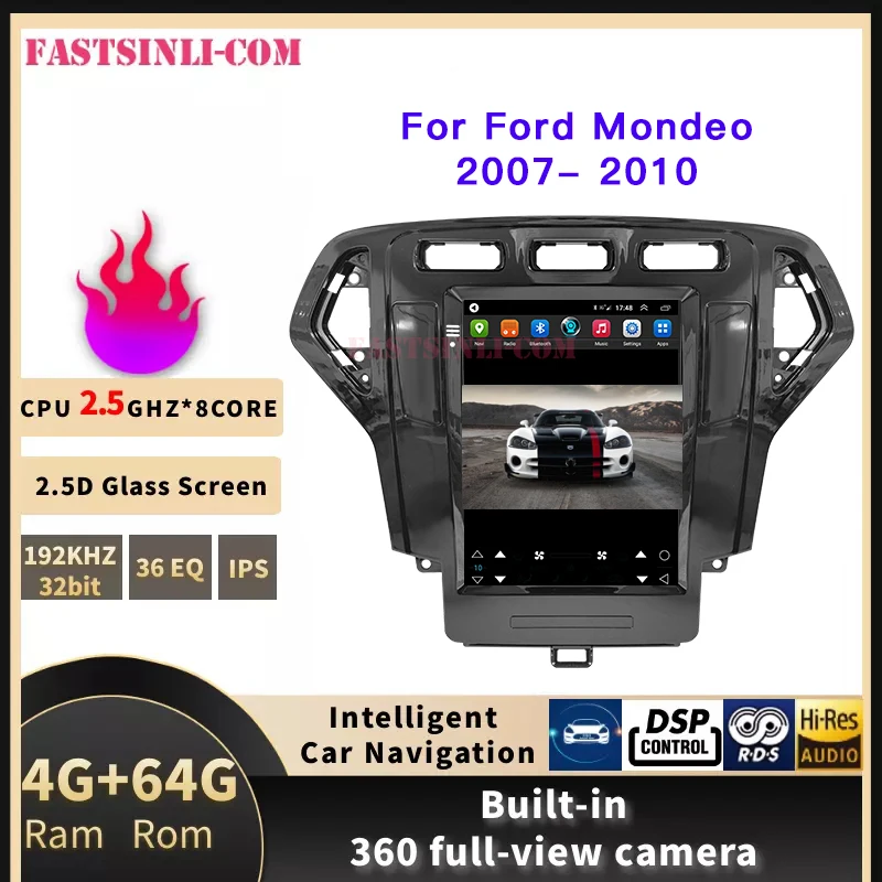 Android Tesla стиль автомобиля GPS навигация вертикальный экран Мультимедиа Радио для