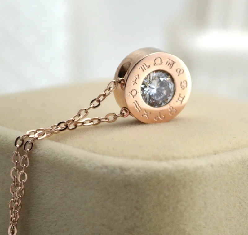 

Модные женские ожерелья, ожерелья со стальным цирконием для женщин, ожерелье для подруги на годовщину помолвки, свадьбу, аксессуары, подаро...