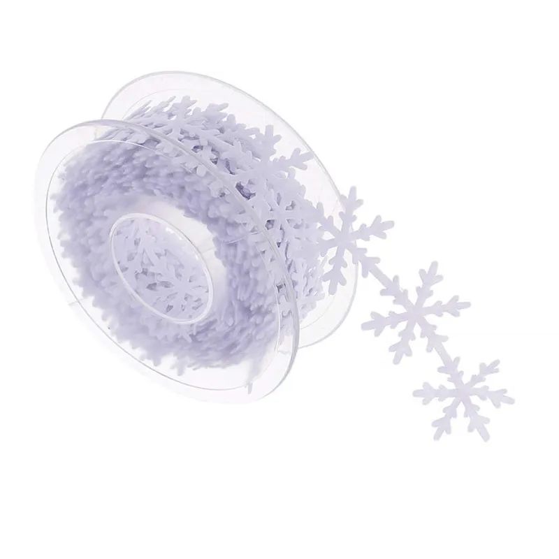 Рождественское украшение для дома 5 метров Снежинка ленты украшения